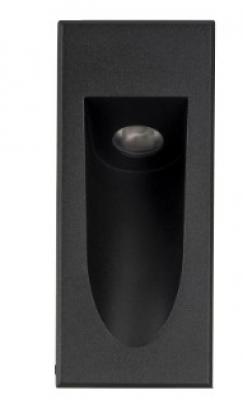 MINTAKA RECESSED STEP LIGHT IP54 BLACK